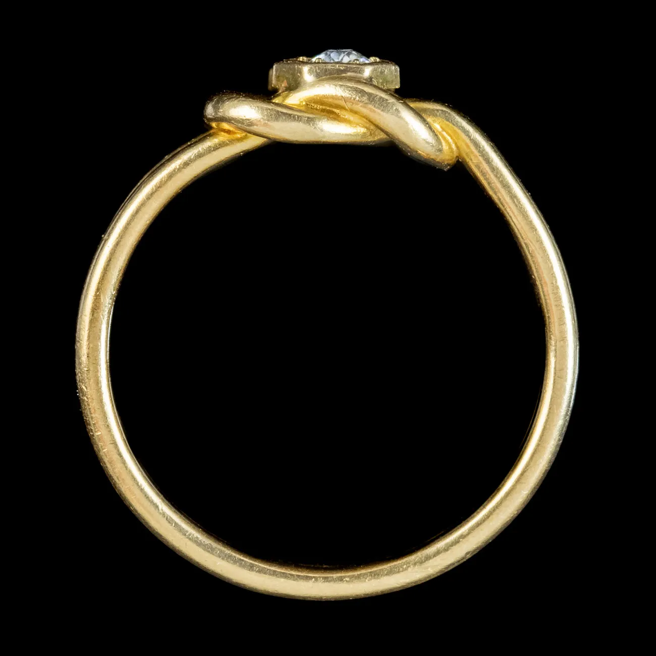 Antique Victorian Diamond Love Knot Ring