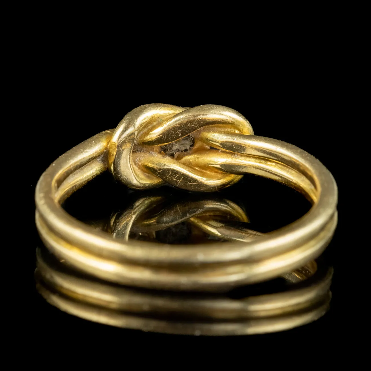 Antique Victorian Diamond Love Knot Ring