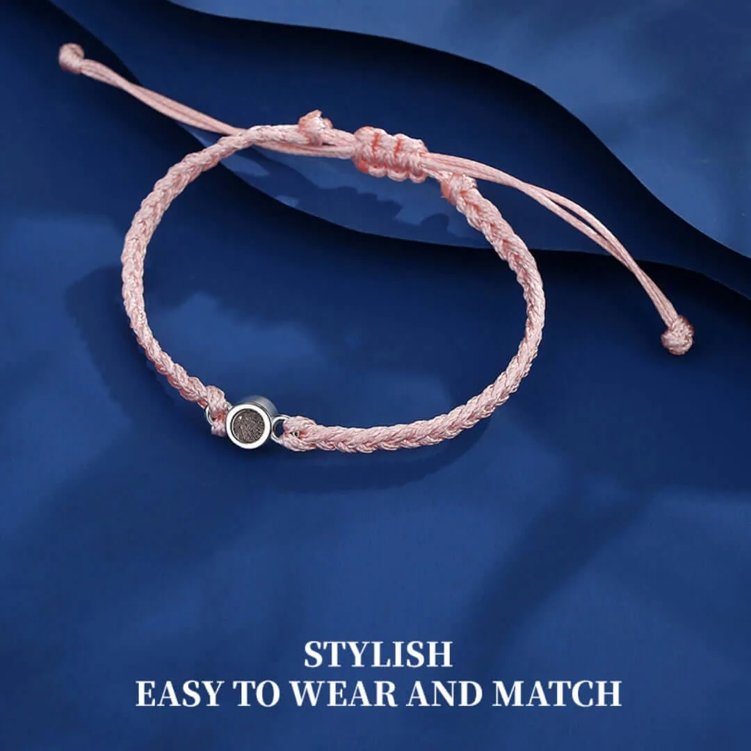 Custom Hidden Projection Photo Braided Color Wear Felicity Bracelet